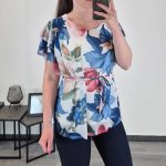 BLUZA 91241 MODRA