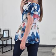 BLUZA 91241 MODRA - slika 3