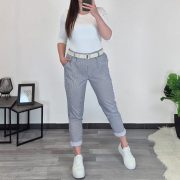 HLAČE 7563 MODRO BELE