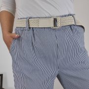 HLAČE 7563 MODRO BELE - slika 3