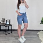KRATKE PUSH UP JEANS HLAČE A1182