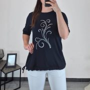 MAJICA SIRI TEMNO MODRA - slika 2