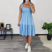 OBLEKA 9157 MODRA