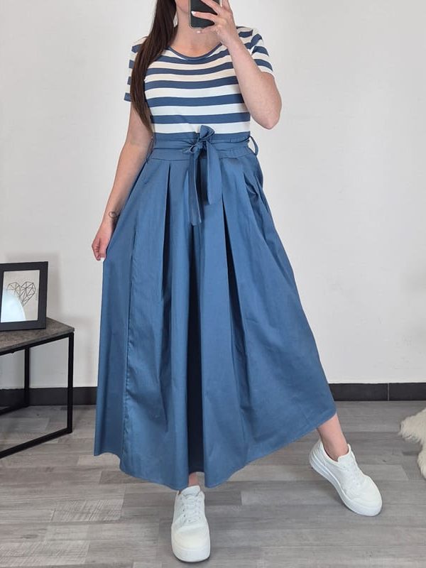 OBLEKA 8921 MODRA