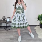 OBLEKA 7839 ZELENA