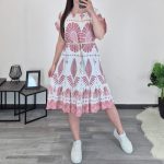 OBLEKA 7839 ROZA