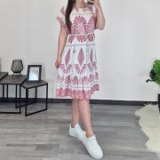 OBLEKA 7839 ROZA - slika 2