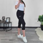 ŠPORTNE HLAČE 7421 3/4 ČRNE