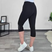 ŠPORTNE HLAČE 7421 3/4 ČRNE - slika 3