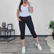 ŠPORTNE HLAČE 2004 3/4 ČRNE - slika 2