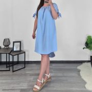 OBLEKA 3320 SVETLO MODRA