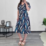 OBLEKA 220300 MODRA