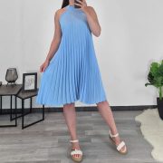 OBLEKA 52551 SVETLO MODRA