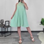 OBLEKA 52551 ZELENA