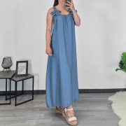 OBLEKA 8618 MODRA