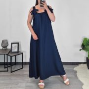 OBLEKA 8618 TEMNO MODRA - slika 2