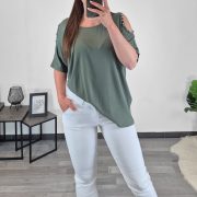MAJICA 1701 OLIVNO ZELENA
