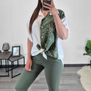 BLUZA 12279 OLIVNA - slika 3