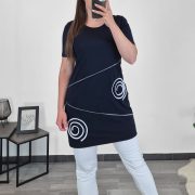 TUNIKA REKA TEMNO MODRA - slika 2