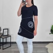 TUNIKA REKA TEMNO MODRA - slika 3